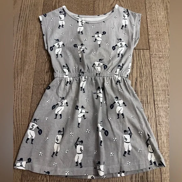 winter water factory dress Silly Geese Blue Alberta Dress